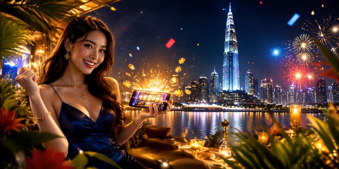 Pemain menikmati permainan slot di Kuala Lumpur